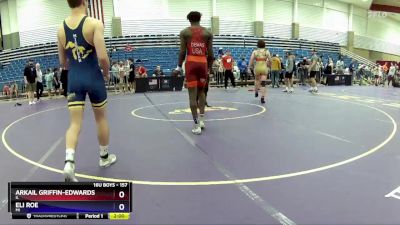 157 lbs Cons. Semi - Arkail Griffin-Edwards, IL vs Eli Roe, MI