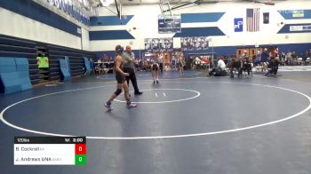 120 lbs Prelims - Bryce Cockrell, Broken Arrow vs Josh Andrews UNA, Gardner