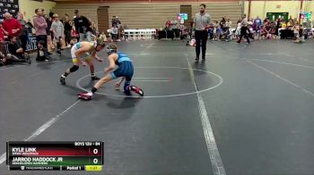 84 lbs Cons. Round 1 - Jarrod Haddock Jr, Henhelopen Hammers vs Kyle Link, SMWC Wolfpack