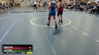 189 lbs Round 3: 3:00pm Fri. - Luke Sena, Palmer High School vs John Milne, Dimond