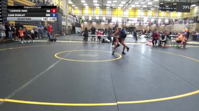 106 lbs Quarters - Carver Hinz, Colon Wrestling Academy vs Liam Dunlay, Iowa