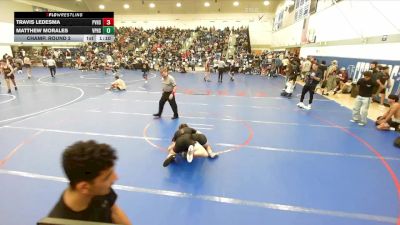 157 lbs Champ. Round 2 - Matthew Morales, Villa Park High School vs Travis Ledesma, Paloma Valley High School