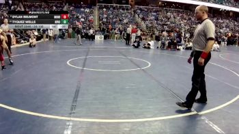2A 138 lbs Cons. Round 2 - Dylan Belmont, Monroe vs Tyquez Wells, North Pitt High School