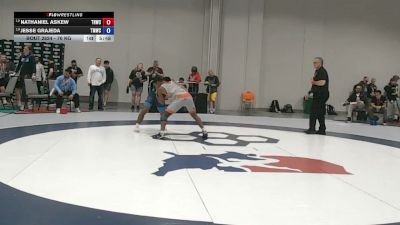 70 kg Cons. Quarters - Nathaniel Askew, Tar Heel Wrestling Club vs Jesse Grajeda, Titan Mercury Wrestling Club