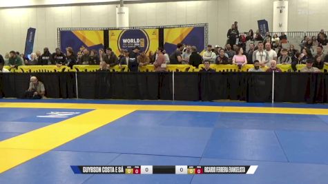 Ricardo Ferreira Evangelista vs Guybson Costa E Sá 2024 World IBJJF Jiu-Jitsu No-Gi Championship