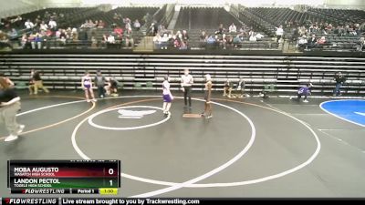 109 lbs Cons. Round 4 - Moba Augusto, Wasatch High School vs Landon Pectol, Tooele High School