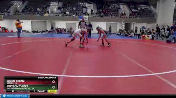 115 lbs Finals (8 Team) - Waylon Thieke, LSH (LeSueur/Henderson) vs Aiden Trenz, Becker