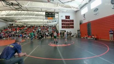 155 lbs Semifinal - Jack Morningstar, Thermopolis Middle School vs Carter Krall, Lander Middle School