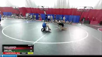 182 lbs Round 1 (4 Team) - Zach LaMonto, Thunderbird WC vs Theo Pax, White Bear Lake