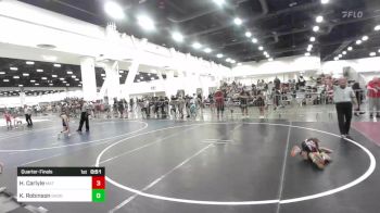 42 lbs Quarterfinal - Hunter Carlyle, Mat Demon WC vs Koen Robinson, Shootbox WC