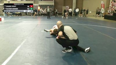139 Championship Bracket Champ. Round 2 - Tucker Binner, Plainview Elgin Millville vs Chase Hyatt, Willmar
