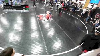 106 lbs Champ. Round 1 - Tyler Wood, Sandpoint vs Mason Emerson, Meridian