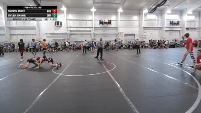 84 lbs Round 4 (8 Team) - Slevin Rudy, Wrecking Crew Black vs Syler Sayne, CrossRoads Wrestling