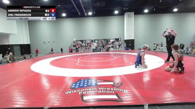 120 lbs Andrew DiPiazza, Wisconsin Red vs Joel Friederichs, Minnesota Blue