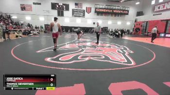 165 lbs Quarterfinal - Jose Gatica, Toppenish vs Thomas Sievertsen, Walla Walla