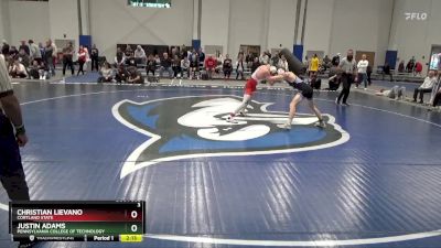 125 lbs 3rd Place Match - Christian Lievano, Cortland State vs Justin Adams, Pennsylvania College Of Technology