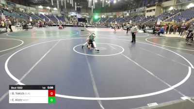 80 lbs Consolation - Brayden Yakich, Black Fox Academy vs Caleb Klotz, West Grand