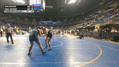 200 lbs Quarterfinal - Rori Shaffer, Corry vs Emily Dechert, Northern Lebanon
