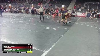 100 lbs Cons. Round 2 - Samantha Bertini, Team Massachussets vs Kendall Moe, Team Indiana