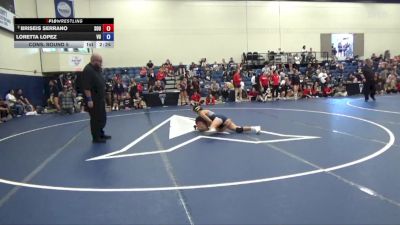 117 lbs Cons. Round 5 - Loretta Lopez, Vanguard vs Briseis Serrano, Southern Oregon University