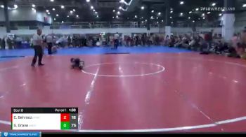45 lbs Round 3 (6 Team) - Gideon Drane, GREAT NECK WC - GOLD vs Columbus Behrooz, BLACKHAWK WC