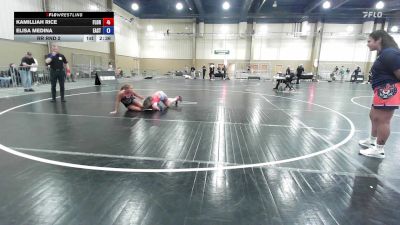 130 lbs Rr Rnd 2 - Kamilliah Rice, Florida Elite Wrestling vs Elisa Medina, East Lake Wrestling Club