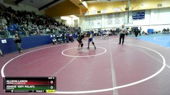 235 lbs Cons. Semi - Kenese `Kepi` Palafu, Kingman vs Allison Larkin, Arizona Lutheran HS