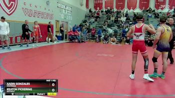 126 lbs Quarterfinal - Aadin Gonzales, Montrose vs Keaton Pickering, Bayfield