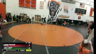 138E Round 2 - Cody West, Lander Valley vs Loren Fincher, Worland