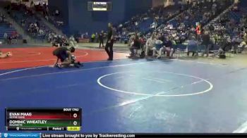 152 lbs 7th Place Match - Dominic Wheatley, Nazareth vs Evan Maag, Notre Dame