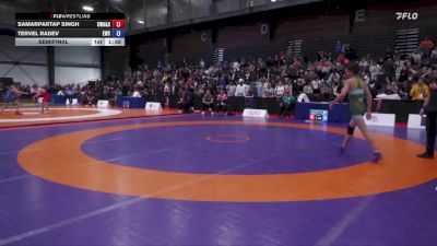 52kg Semifinal - Samarpartap Singh, Coast Wrestling Academy & Society vs Tervel Radev, Edmonton Wrestling Club
