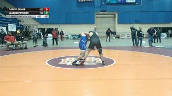 2 - 215 lbs Cons. Round 3 - Cole Fleenor, Central vs Landyn Patnode, Fort Defiance
