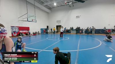 74 lbs Cons. Round 2 - Brayson Briggs, Windy City Wrestlers vs Tristan Evans, Cowboy Kids WC