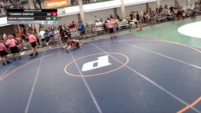 169-179 lbs Champ. Round 1 - Dominic Swetlik, Mollitium Wrestling Club vs Justin Zimmerman, PORTA/Havana