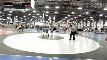 142 lbs Rr Rnd 1 - Liam Conte, Ohio Titan Blue vs Brogan Hoare, 4M