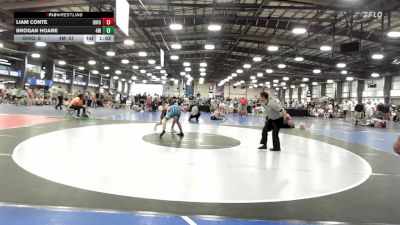 142 lbs Rr Rnd 1 - Liam Conte, Ohio Titan Blue vs Brogan Hoare, 4M