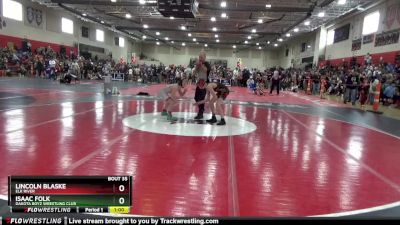 102 lbs Cons. Round 1 - Lincoln Blaske, Elk River vs Isaac Folk, Dakota Boyz Wrestling Club