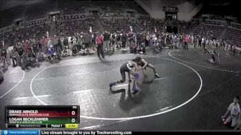 110 lbs Quarterfinal - Drake Arnold, Nebraska Elite Wrestling Club vs Logan Becklehimer, Widefield Wrestling Club