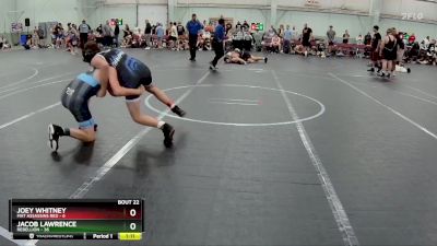 120 lbs Round 6 (8 Team) - Jacob Lawrence, Rebellion vs Joey Whitney, Mat Assassins Red