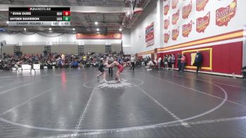 165 lbs Champ. Round 1 - Jayden Davidson, Lake Catholic vs Evan Ours, Beaver