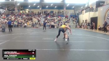 120 lbs Cons. Semi - Jastin Molina, West Nottingham Academy vs Paul Tomayko, Saint Paul`s School