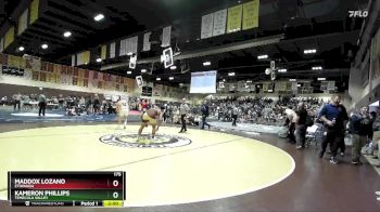 175 lbs Champ. Round 2 - Kameron Phillips, Temecula Valley vs Maddox Lozano, Etiwanda