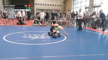 85 lbs Semifinal - Wyatt Breton, Smitty's Barn - MSC vs Sam Forman, Team Tugman - MSC