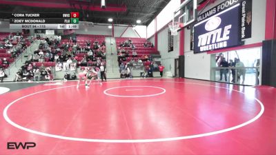 115 lbs 5th Place Match - Cora Tucker, Bentonville West High School vs Zoey McDonald, PLAINVIEW