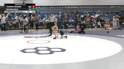 58 lbs Cons. Quarters - Bryson Mills, Wichita Training Center vs Landon Childers, Delta Wrestling Club Inc.