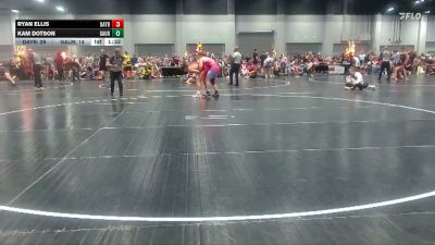 168 lbs Round 7 (8 Team) - Ryan Ellis, Dayton Bandits vs Kam Dotson, GA United Red