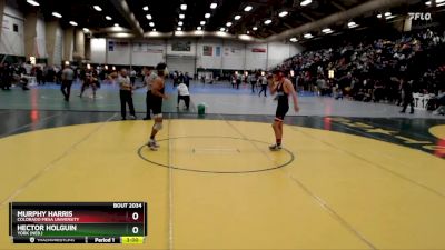 133 lbs Champ. Round 1 - Murphy Harris, Colorado Mesa University vs Hector Holguin, York (Neb.)