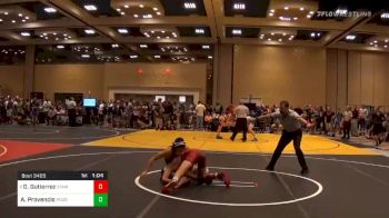 Match - Dominic Gutierrez, Stampede Wrestling Club vs Anthony Provencio, Pounders WC