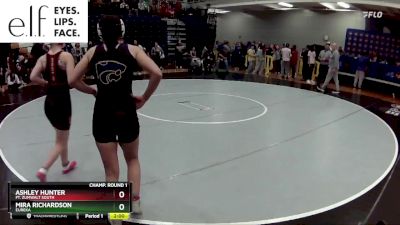 130 lbs. Champ. Round 1 - Ashley Hunter, Ft. Zumwalt South vs Mira Richardson, Eureka