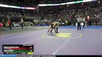 Champ. Round 1 - Miah Kenny, Northwest Girls vs Kenli Boeselager, Chadron Girls